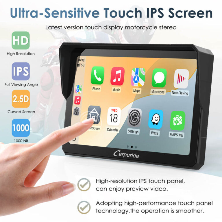 Carpuride W702BS-7-inch touch ips screen
