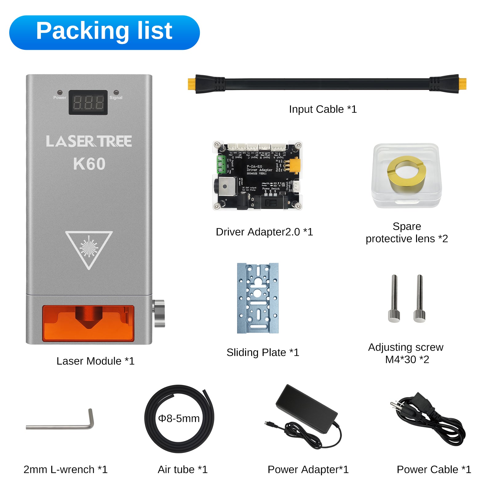 LASER TREE K60 60W Power Switchable Laser Module